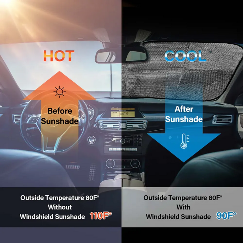 Pet Lovers,Summer,Cat Lovers,Dog Lovers - My Fluffy Heroes Are Watching Over - Personalized Auto Sunshade