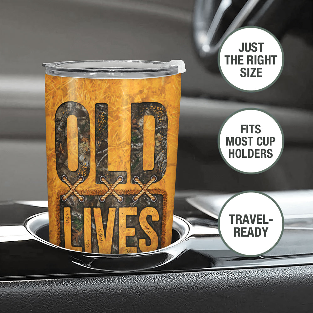 Cadeau Wander Prints pour papa – Old Lives Matter – Gobelet isotherme 59 cl – Cadeau d'anniversaire pour la fête des pères AZCS