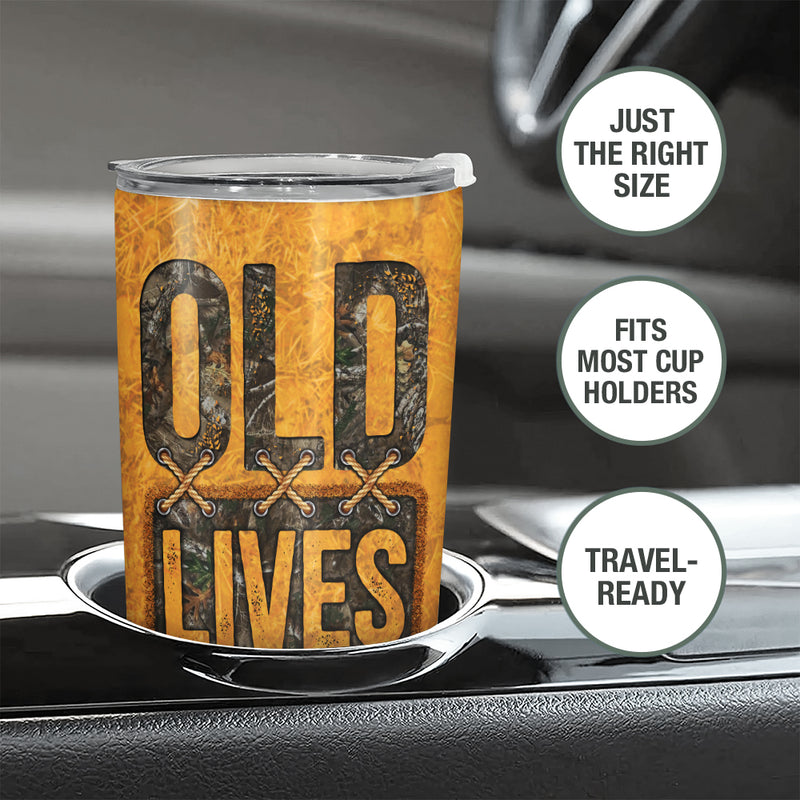 Cadeau Wander Prints pour papa – Old Lives Matter – Gobelet isotherme 59 cl – Cadeau d'anniversaire pour la fête des pères AZCS