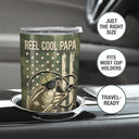 Cadeau Wander Prints pour papa – Pêcher, être papa est un honneur – Gobelet isotherme 20 oz – Cadeau d'anniversaire pour la fête des pères AZCS