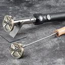 Happy, Gift For Yourself, Gift For Women, Gift For Men, Grilling - BBQ King Grill Master - Personalized Grilling Branding Stamp