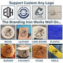 Happy, Gift For Yourself, Gift For Women, Gift For Men, Grilling - BBQ King Grill Master - Personalized Grilling Branding Stamp