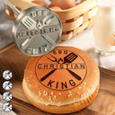 Happy, Gift For Yourself, Gift For Women, Gift For Men, Grilling - BBQ King Grill Master - Personalized Grilling Branding Stamp