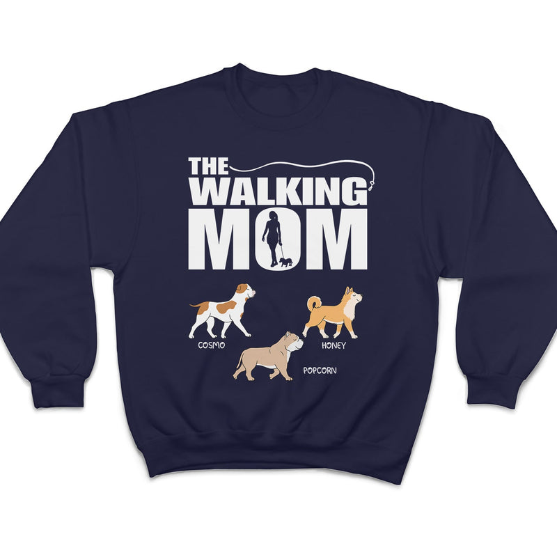 The Walking Dog Dad Mom - Gift For Pet Lovers - Personalized T Shirt