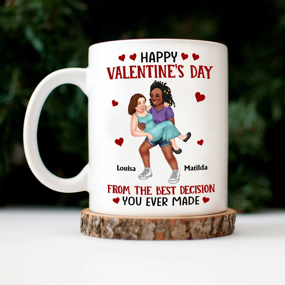 From The Best Decision You Ever Made - Gift For Couples, Husband, Wife, Boyfriend, Girlfriend - Personalized Mug