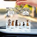We Still Talk About You - Memorial Gift For Pet Lovers - Personalized Acrylic Car Hanger
