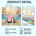 I Miss You I Know - Memorial Gift For Pet Lovers, Dog Mom, Dog Dad, Cat Mom, Cat Dad - Personalized Acrylic Car Hanger