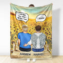 I Miss You I Know - Memorial Gift For Family, Friends, Siblings - Personalized Fleece Blanket, Sherpa Blanket