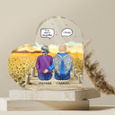 I Miss You I Know - Memorial Gift For Family, Friends, Siblings - Personalized Heart Shaped Acrylic Plaque