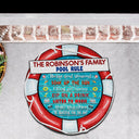 Swimming Pool Rules Relax - Poolside Decor - Personalized Custom Shaped Doormat