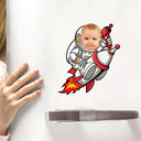 Custom Photo Funny Kid Vehicle - Gift For Children, Grandkids, Parents, Grandparents - Personalized Decor Decal