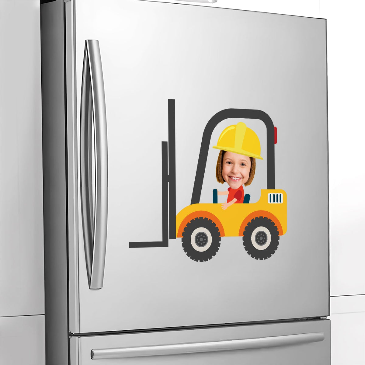 Custom Photo Funny Kid Vehicle - Gift For Children, Grandkids, Parents, Grandparents - Personalized Decor Decal