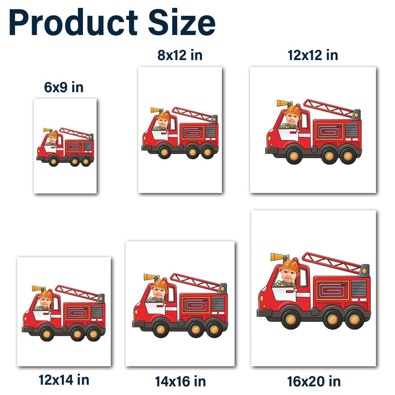 Custom Photo Funny Kid Vehicle - Gift For Children, Grandkids, Parents, Grandparents - Personalized Decor Decal