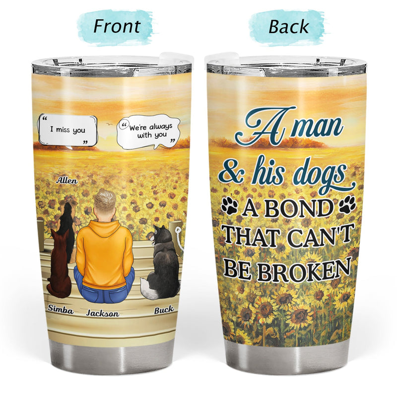 I Miss You I Know - Memorial Gift For Pet Lovers, Dog Mom, Dog Dad, Cat Mom, Cat Dad - Personalized Tumbler