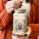 I Miss You I Know - Memorial Gift For Pet Lovers, Dog Mom, Dog Dad, Cat Mom, Cat Dad - Personalized Clear Glass Can