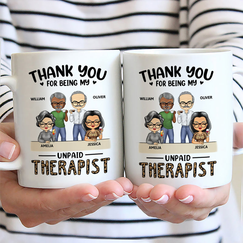 Thank You For Being My Emotional Coworker - Gifts For Colleagues, Besties - Personalized Mug