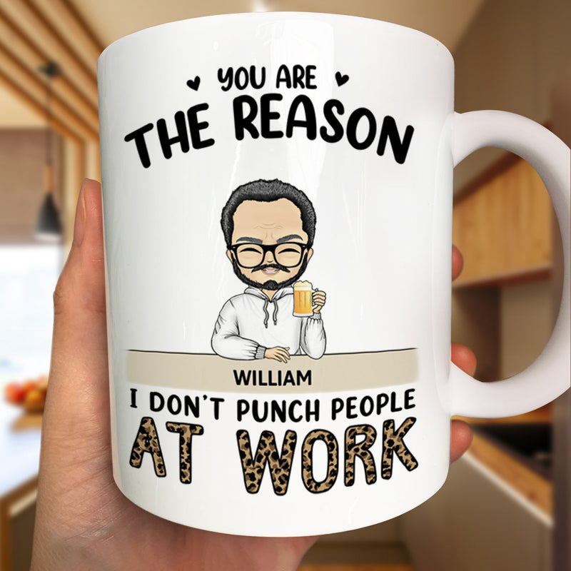 Thank You For Being My Emotional Coworker - Gifts For Colleagues, Besties - Personalized Mug