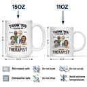 Thank You For Being My Emotional Coworker - Gifts For Colleagues, Besties - Personalized Mug