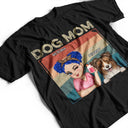 Maman chien - Cadeau amusant pour les amoureux des chiens et des animaux - T-shirt personnalisé