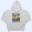 Maman chien au foyer - Cadeau amusant pour les amoureux des chiens et des animaux - T-shirt personnalisé