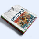 Maman chien au foyer - Cadeau amusant pour les amoureux des chiens et des animaux - T-shirt personnalisé