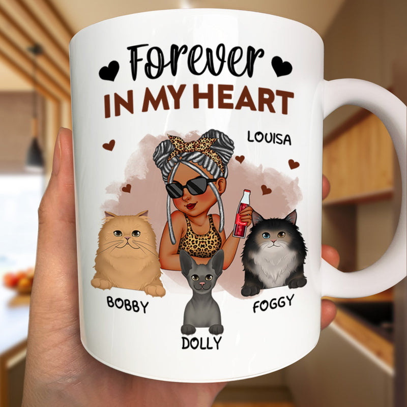 A Girl & Her Cat A Bond That Can't Be Broken - Funny Gift For Cat Lovers, Pet Lovers - Personalized Mug