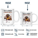 A Girl & Her Cat A Bond That Can't Be Broken - Funny Gift For Cat Lovers, Pet Lovers - Personalized Mug