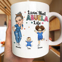 Living That Grandma Life - Funny Gift For Grandma, Mom, Nana, Gigi - Personalized Mug
