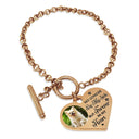 Custom Photo Forever In My Heart - Memorial Gift For Dog Lovers, Cat Lovers - Personalized Heart Bracelet