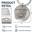 Best Dog Mom Ever - Gift For Dog Lovers, Cat Lovers, Dog Mom, Dog Dad - Personalized Keyring