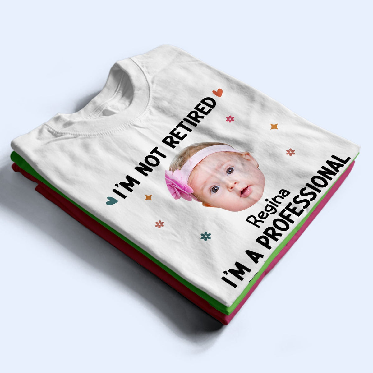 Custom Photo I'm A Professional Grandma - Funny, Retirement Gift For Grandma, Mom, Nana, Gigi - Personalized T Shirt