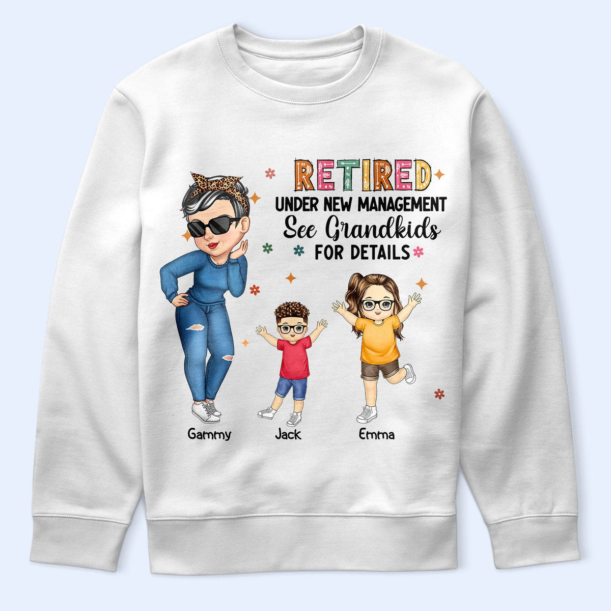 Retraité sous une nouvelle direction - T-shirt personnalisé