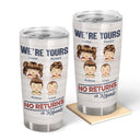 No Returns Or Refunds Chibi Grandkids - Personalized Tumbler