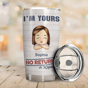 No Returns Or Refunds Chibi Grandkids - Personalized Tumbler