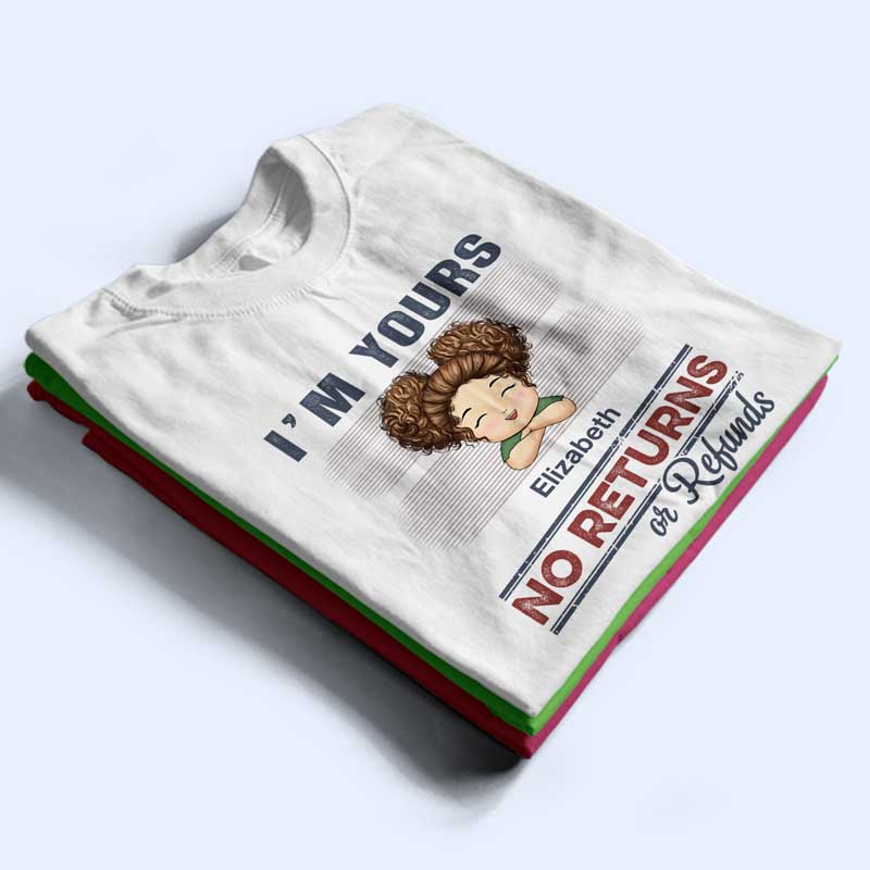 No Returns Or Refunds Chibi Grandkids - Personalized T Shirt
