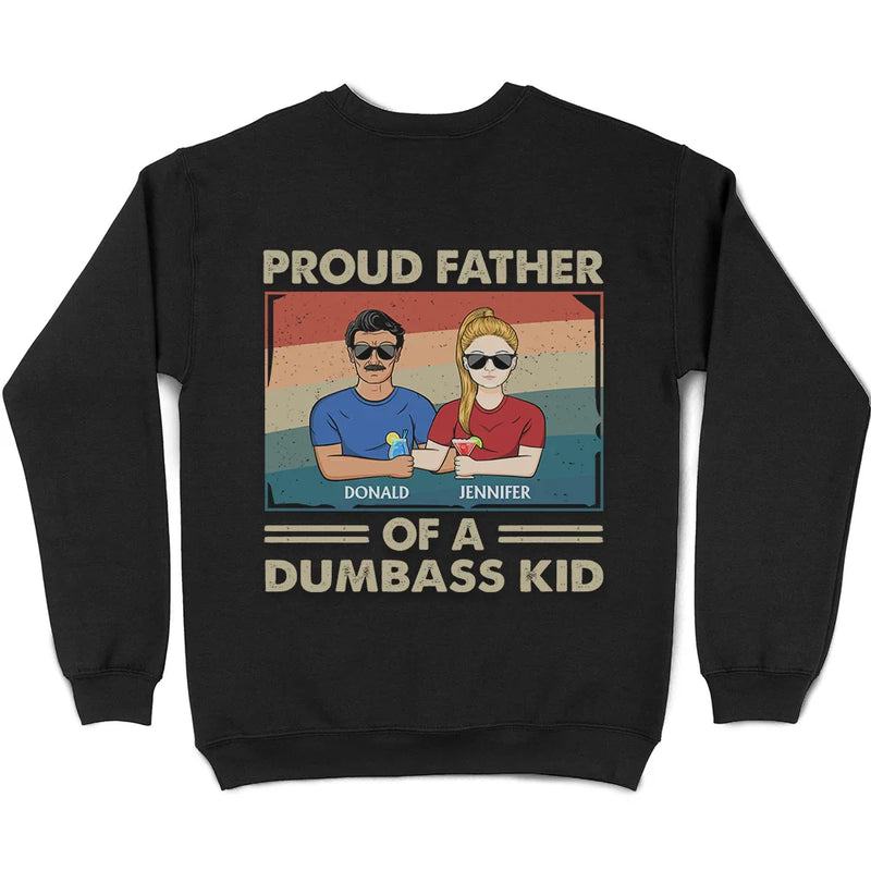 Proud Dad Of A Few Kids - Personalized T Shirt