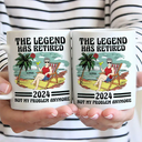 The Legend Has Retired Vintage - Personalized Mug