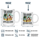 The Legend Has Retired Vintage - Personalized Mug