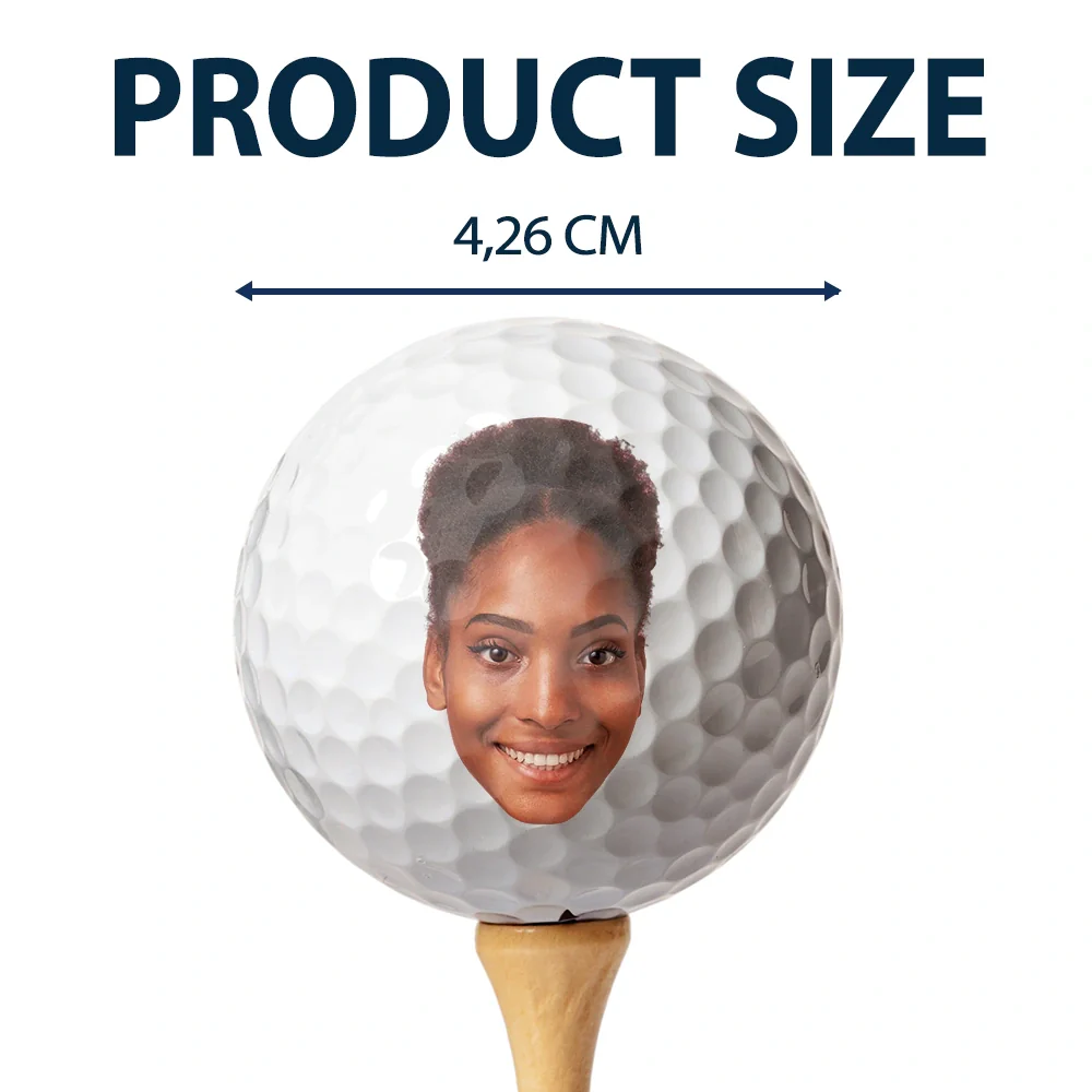Custom Photo I Love It When My Wife Lets Me Go Golfing - Personalized Golf Ball