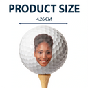 Custom Photo I Love It When My Wife Lets Me Go Golfing - Personalized Golf Ball