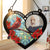 Custom Photo I'm Always With You Memorial Heart - Personalized Window Hanging Suncatcher Ornament