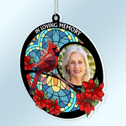 Custom Photo I'm Always With You Memorial - Personalized Acrylic Car Hanger