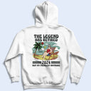 The Legend Has Retired Vintage Backside - Personalized T Shirt