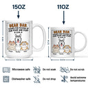 Dear Dad Thanks For Picking Up My Poop - Personalized Mug