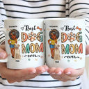 Meilleure maman de chien de tous les temps - Femme de dessin animé - Tasse personnalisée
