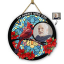 Custom Photo I'm Always With You Memorial - Personalized Custom Shaped Wood Sign