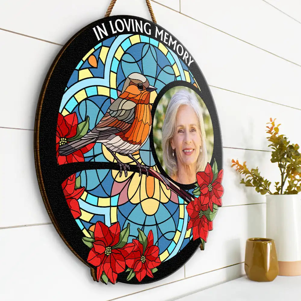 Custom Photo I'm Always With You Memorial - Personalized Custom Shaped Wood Sign