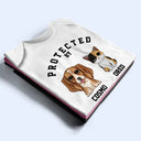 Protected By Dog Cat - Personalized Baby Onesie