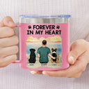 Un lien indéfectible pour chien - Gobelet personnalisé en acier inoxydable de 14 oz avec poignée