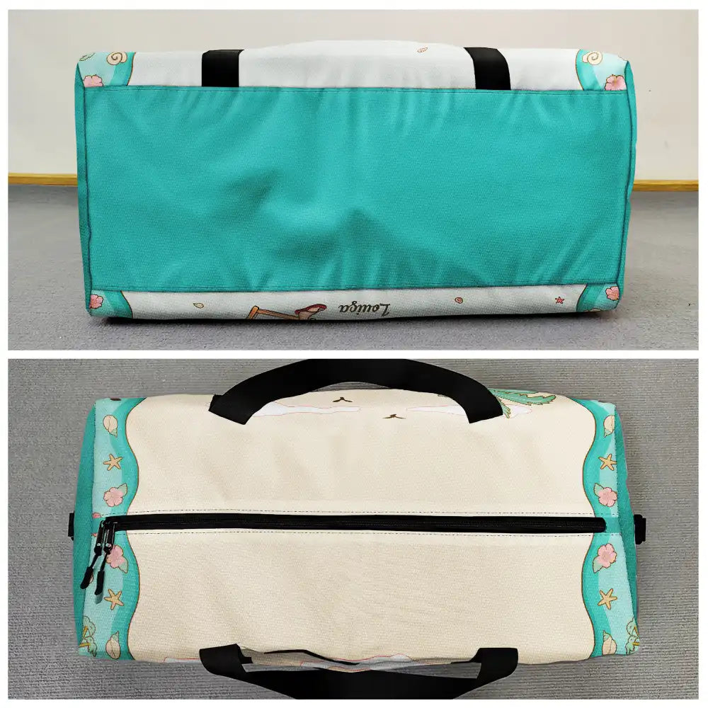 Juste une fille qui aime la plage - Sac de sport personnalisé
